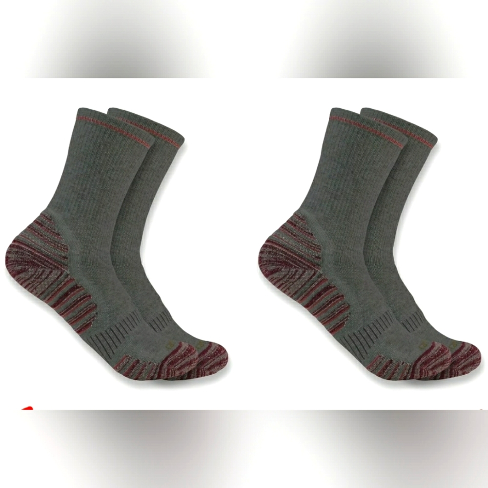 SOLD. NWT 2 Pack of Carhartt Women's Force Midweight Wool-Synthetic socks